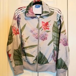 Adidas Train Floral Firebird Track Jacket Medium